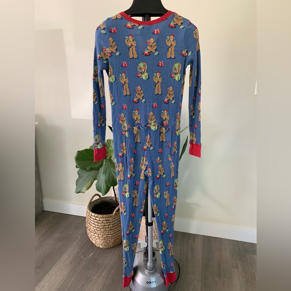 Star Wars Chewbacca One Piece Holiday Pajamas / Adult Size Small - Picture 8 of 12